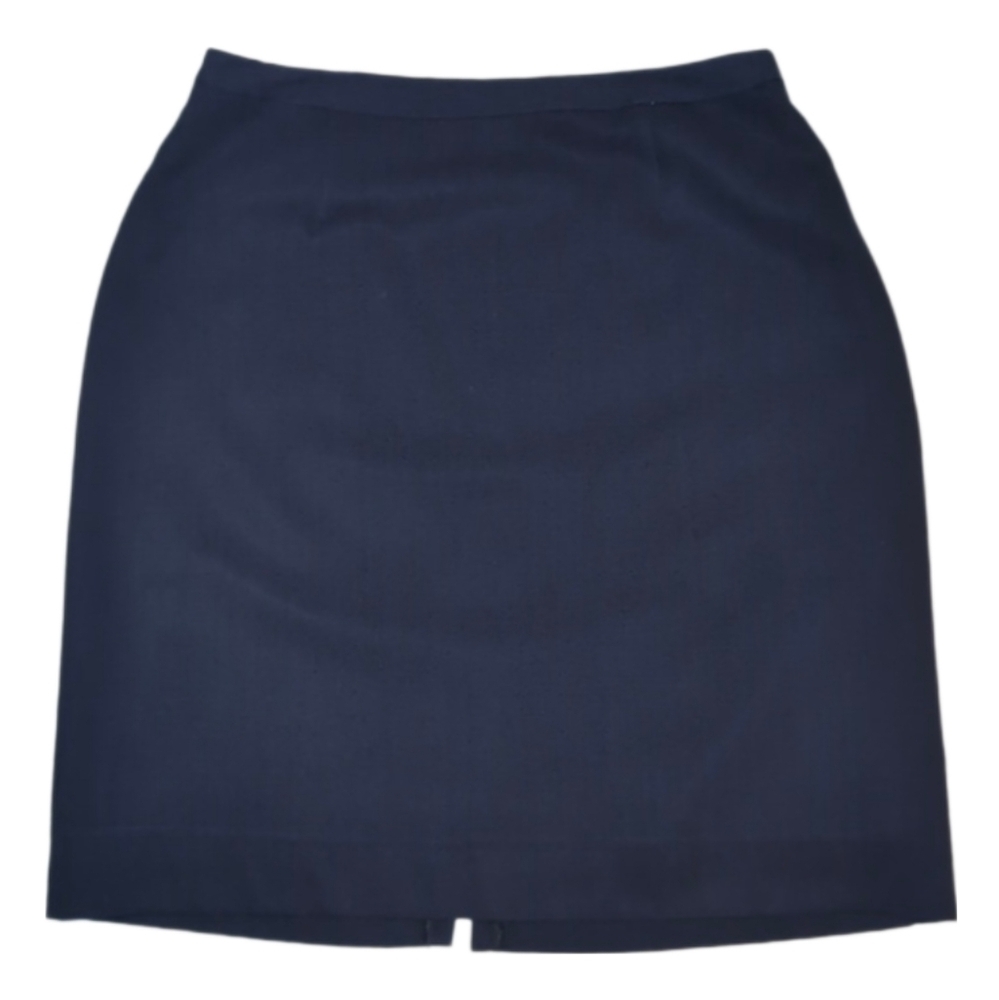 VINTAGE 1990s Esprit Pencil Skirt Midnight Dark Blue Business Casual